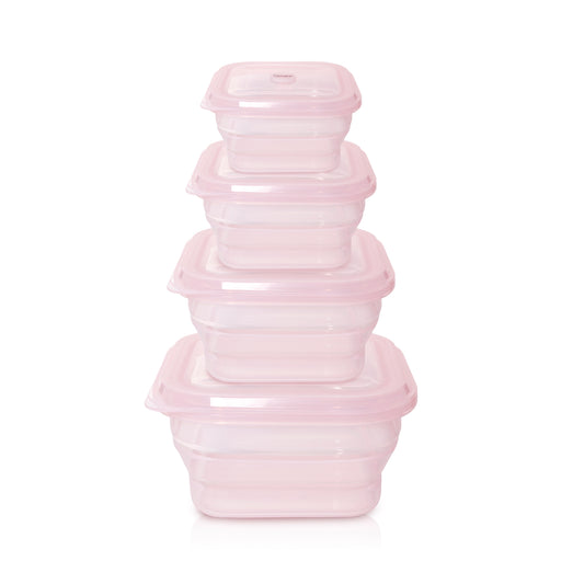 Lote de 4 Tuppers - Tuppers Plegables de Silicona "Siltupp Smart Pack" -